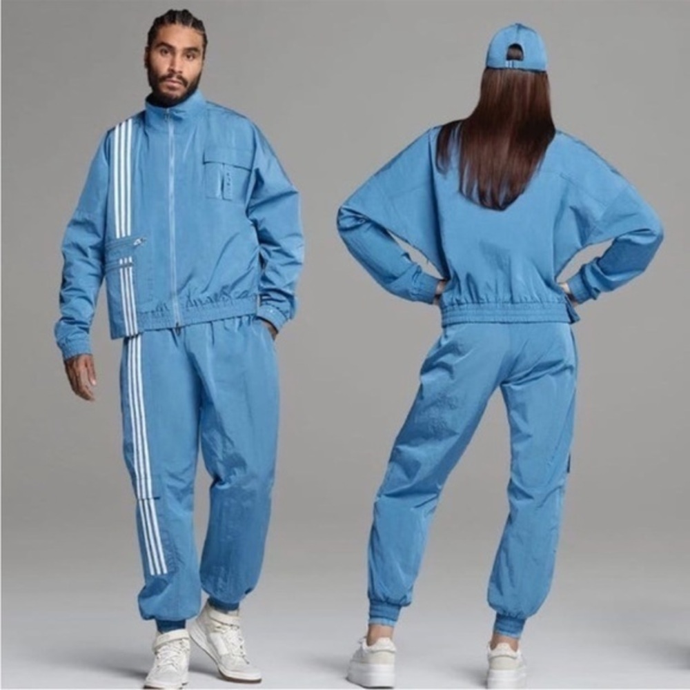 Adidas Ivy Park Icy Park Unisex Nylon Track Jacket Size 2XS-oversized